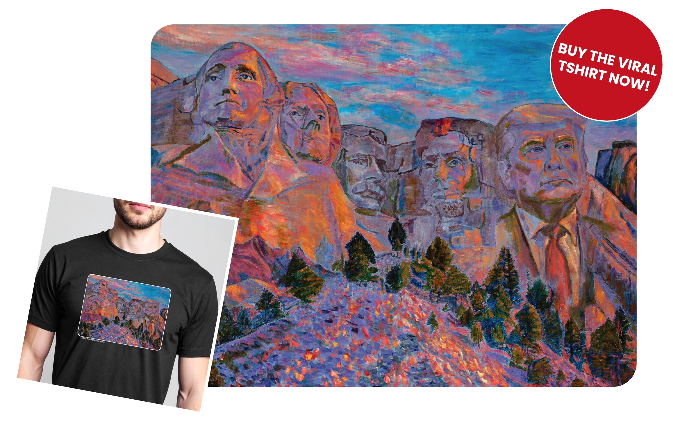 Trump Mount Rushmore Tshirt